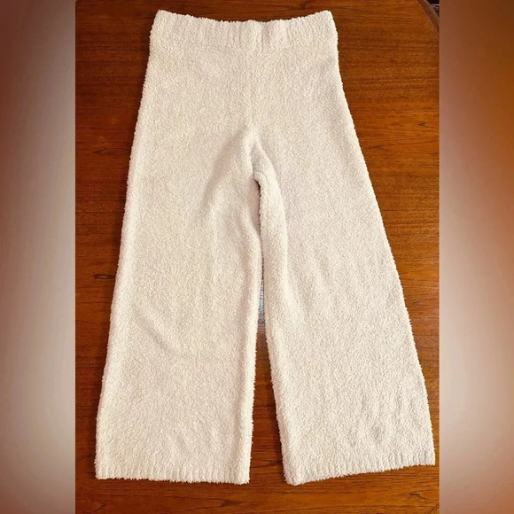 SKIMS Cozy Knit Pants 2X/3X in Dusk Pink Wide Leg Teddy Lounge Boucle Kardashian - Picture 7 of 16